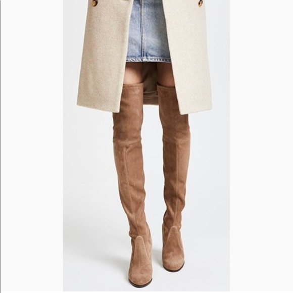 NEW Stuart Weitzman Hiline OTK Boots Sz 7.5 - Picture 3 of 16